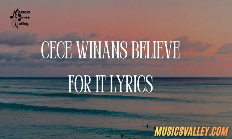 Cece winans believe for it lyrics