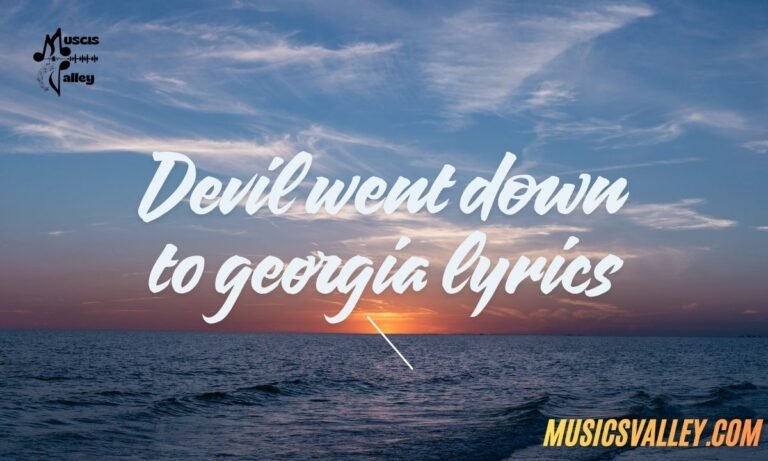 Devil went down to georgia lyrics