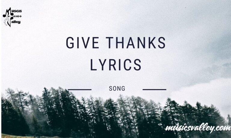 Give thanks lyrics