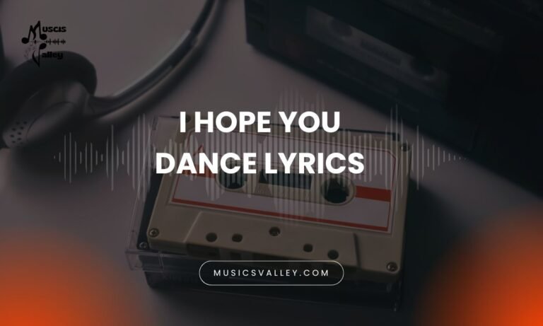 I hope you dance lyrics