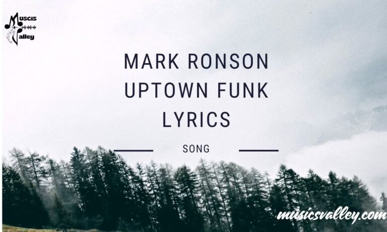 Mark ronson uptown funk lyrics