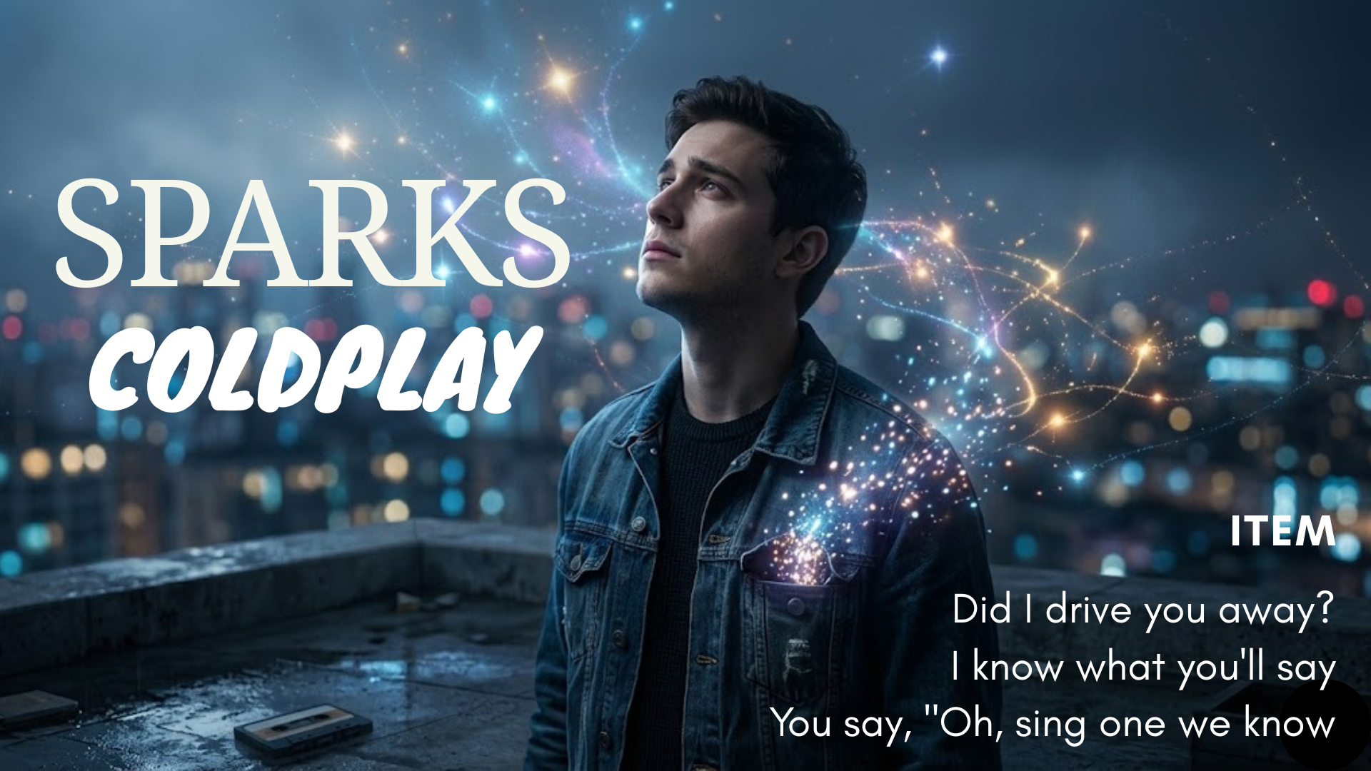 sparks coldplay lyrics